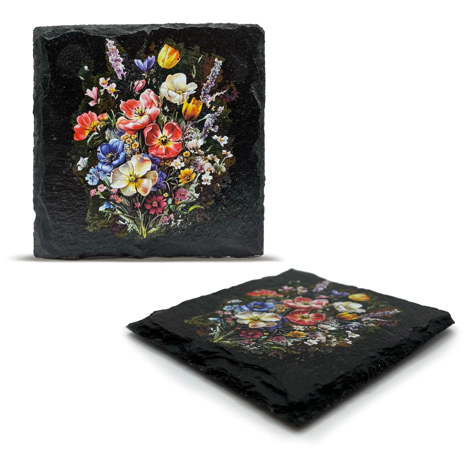 AALL and Create RO-24 Zesty Blossoms Rub-Ons A5 2-teilig Blüten