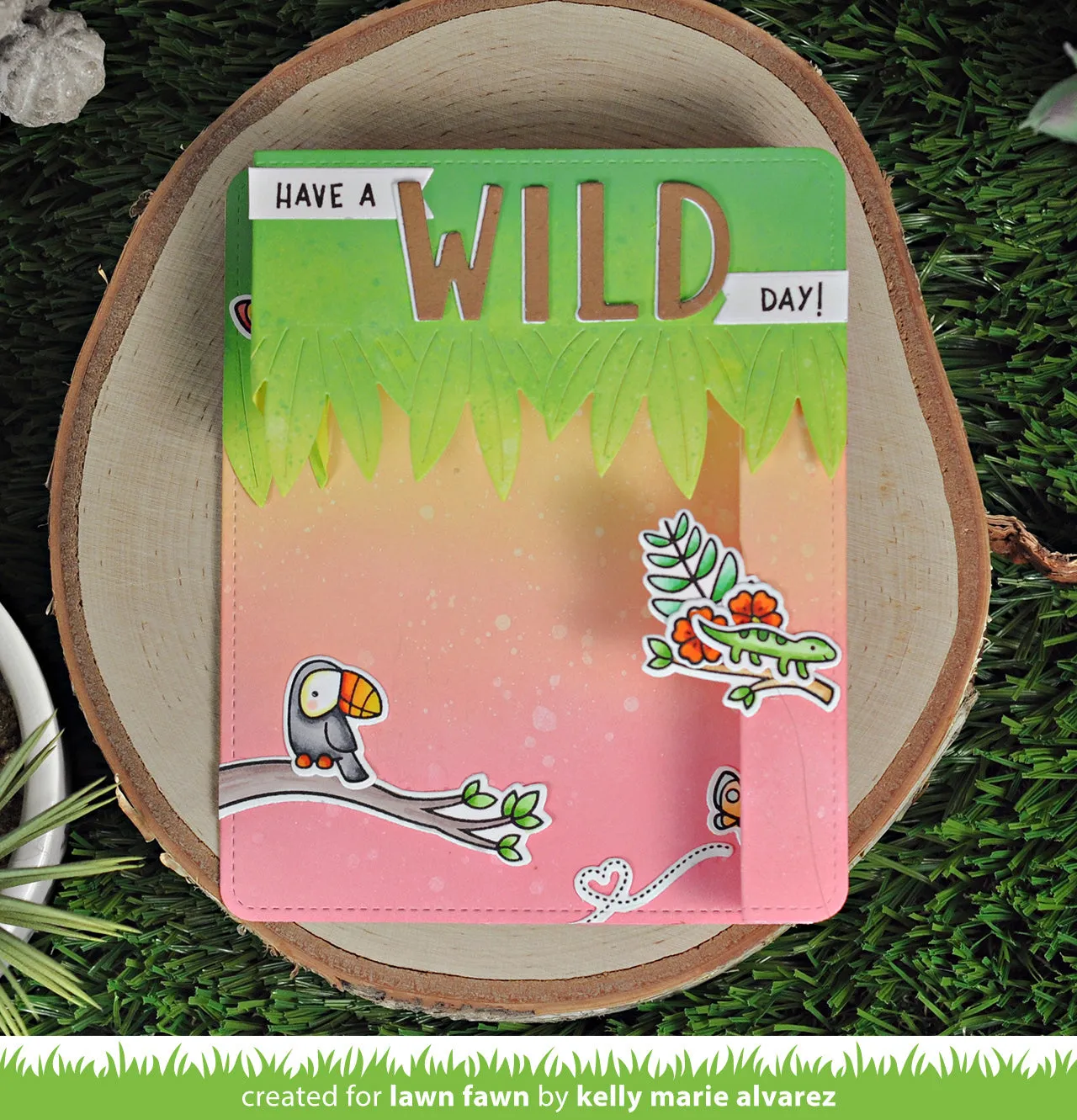 Lawn Fawn Peekaboo Pop-Up Stanzschablone Interaktiv