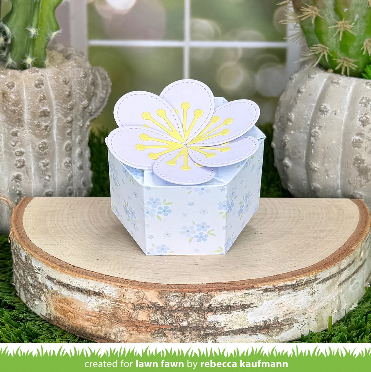 Lawn Fawn Lawn Cuts LF4044 Stanzschablone Blumen-Box 3-teilig