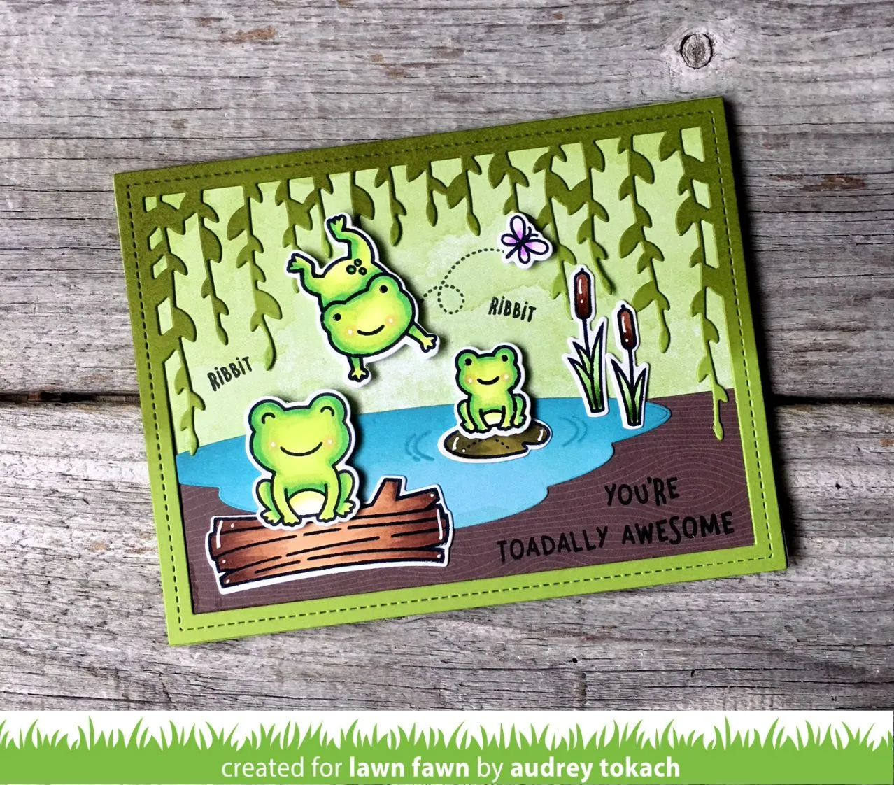 Lawn Fawn Toadally Awesome Clear Stamps Frosch