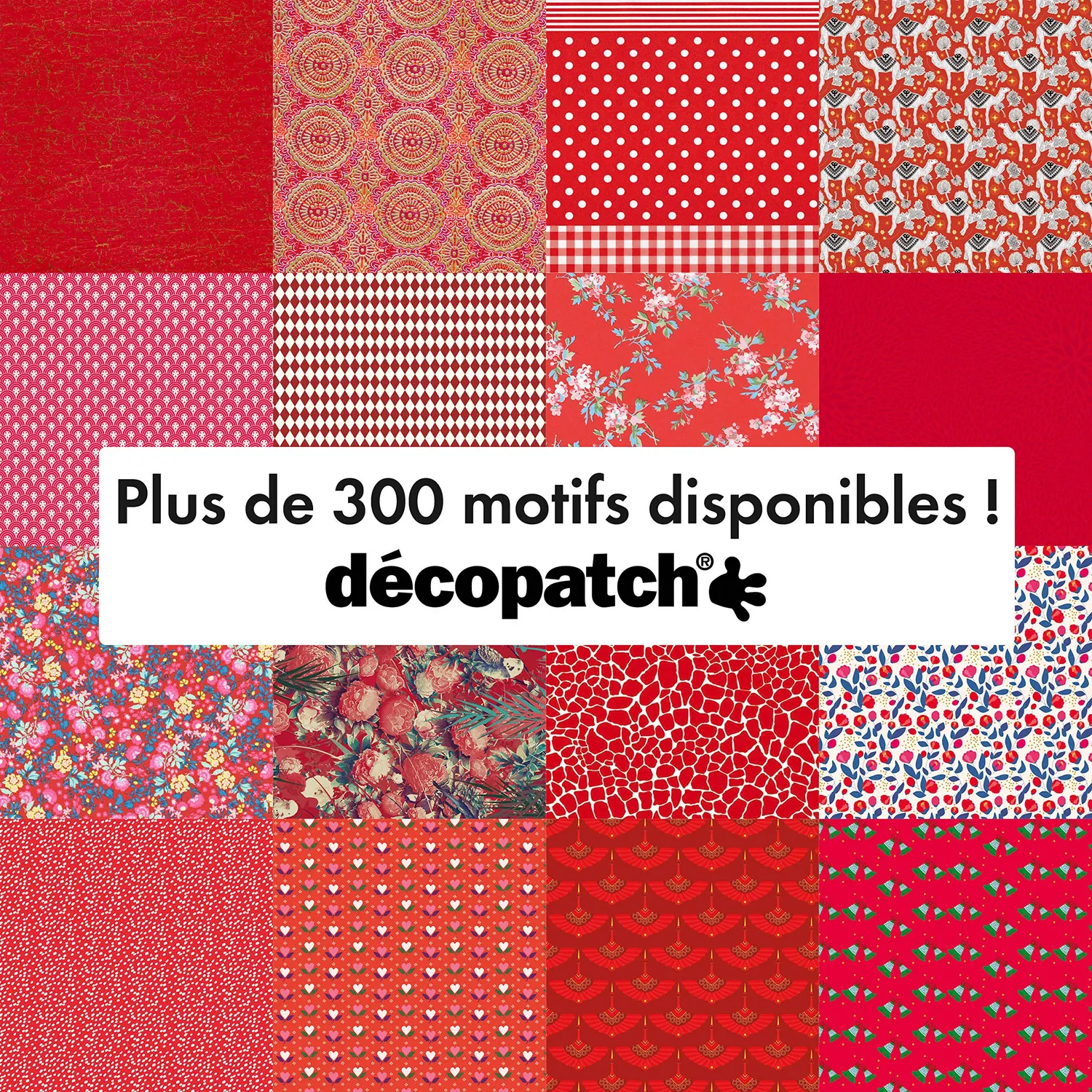 décopatch C738O Papier No.738 Rauten 3 Bögen