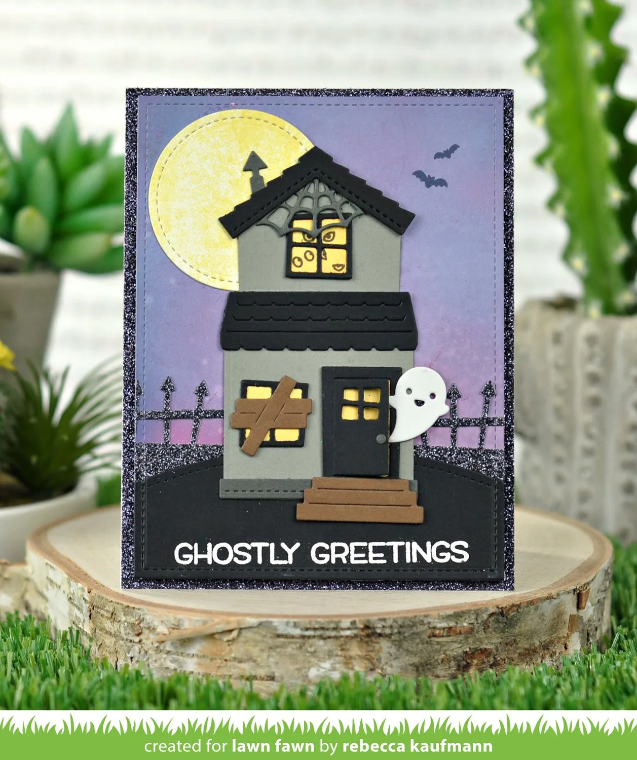 Lawn Fawn Lawn Cuts Build-A-House Halloween Stanzschablone