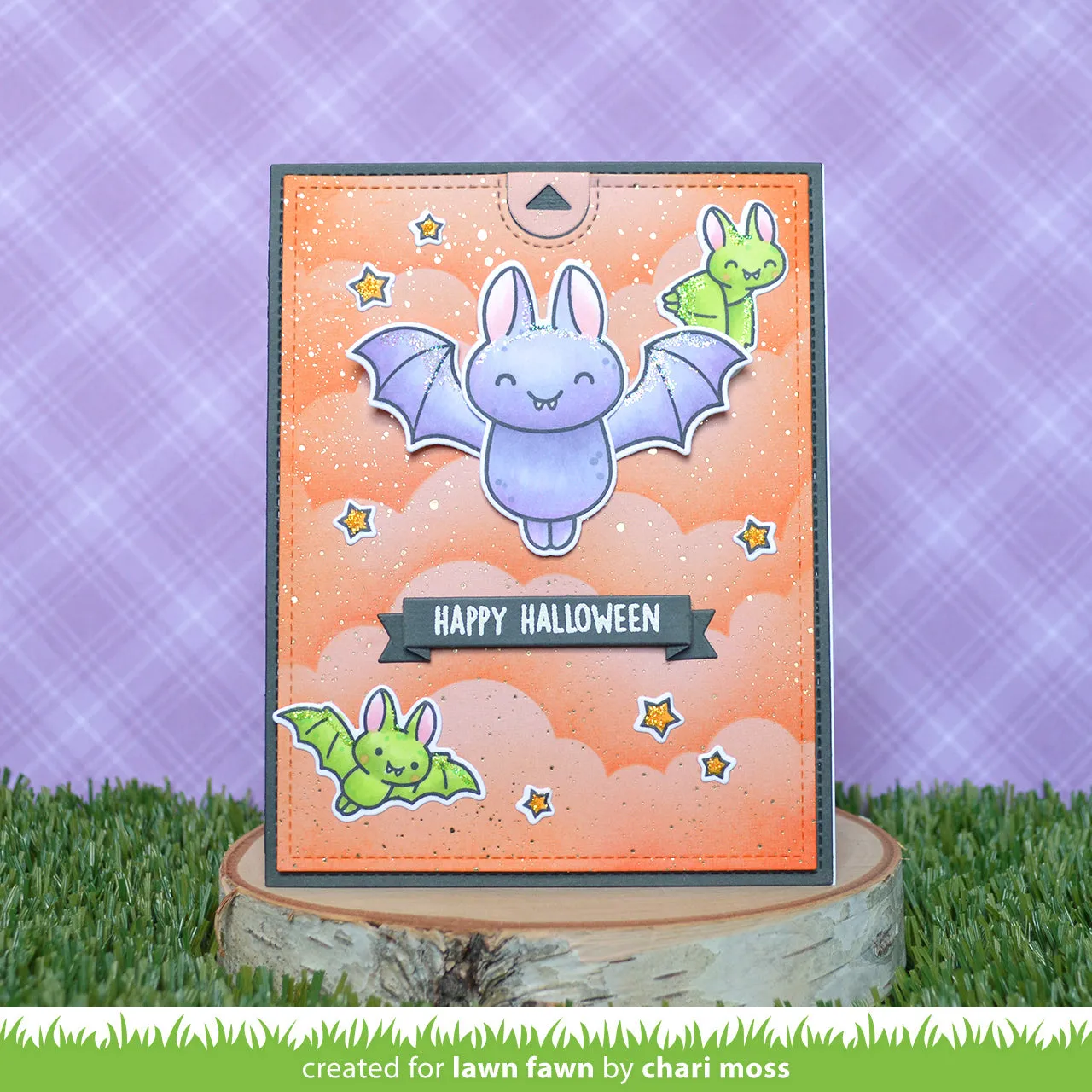 Lawn Fawn Batty for You Stempelset Halloween LF3217