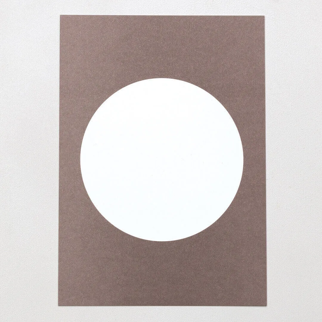 Perlenfischer Dot Mocca Postkarten A6 5er Set 350g Stempel