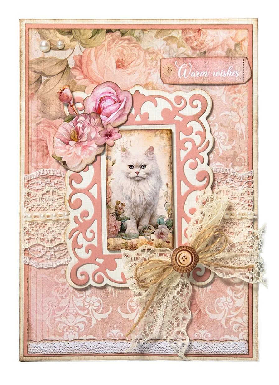 Studio Light A Cat's Secret Designpapier Hintergrund 36 Blatt