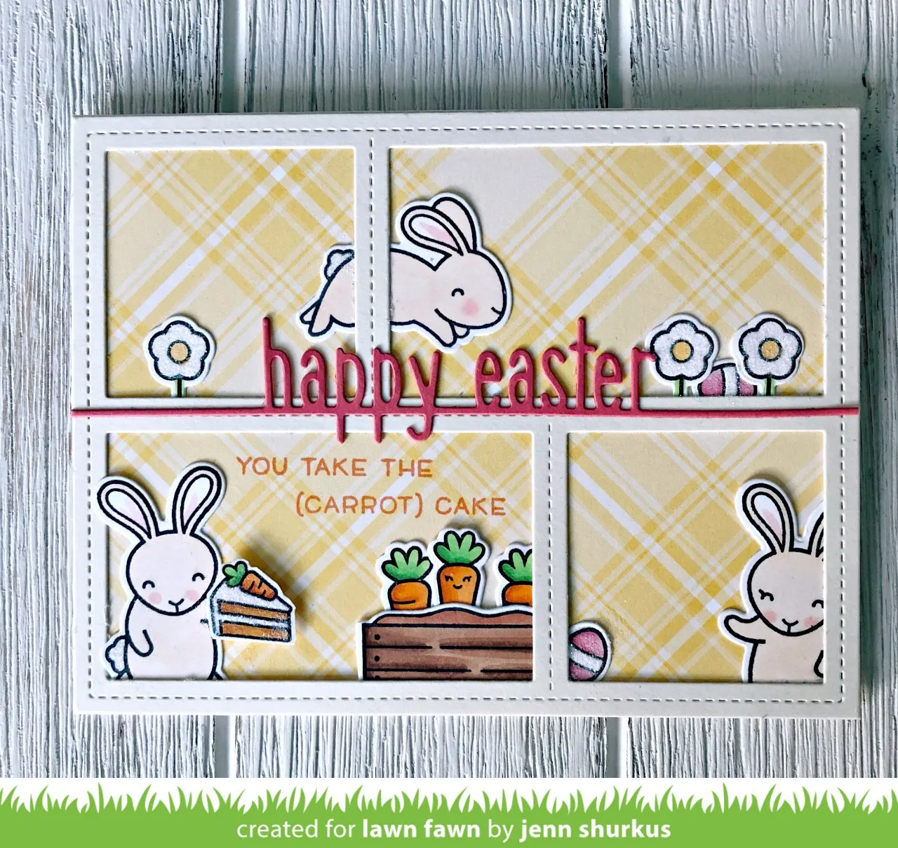 Lawn Fawn Lawn Cuts Peekaboo Backdrop Stanzschablone interaktiv