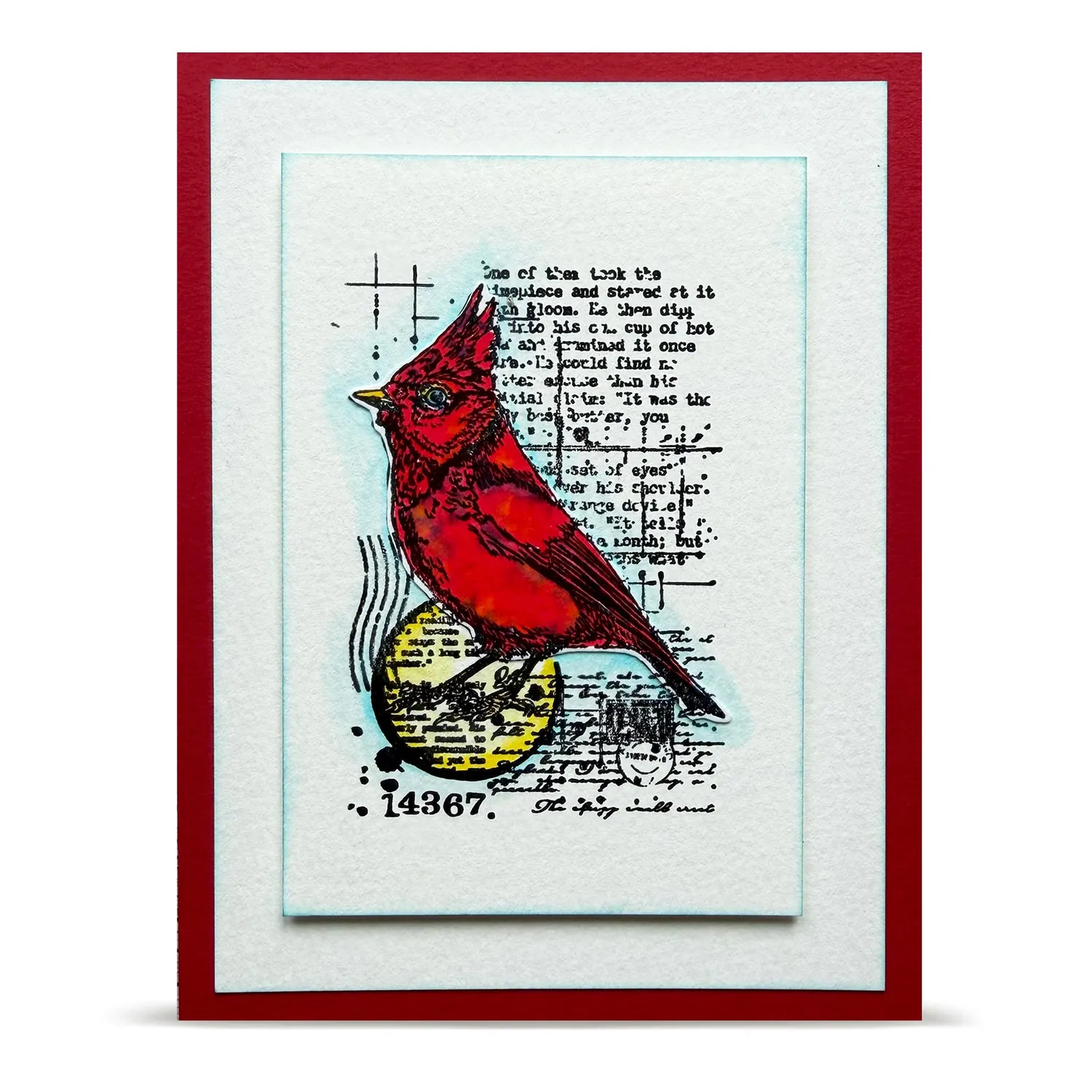 AALL and Create TP-1352 Cardinal Stare Stempel A7 Vogel