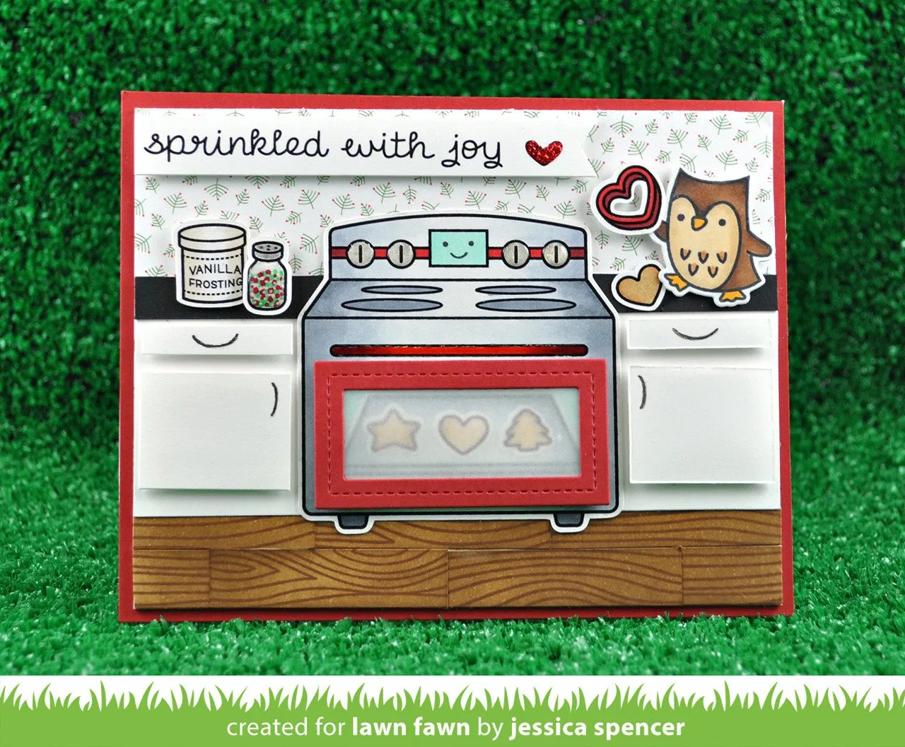 Lawn Fawn Sprinkled With Joy Stempelset Backen Plätzchen