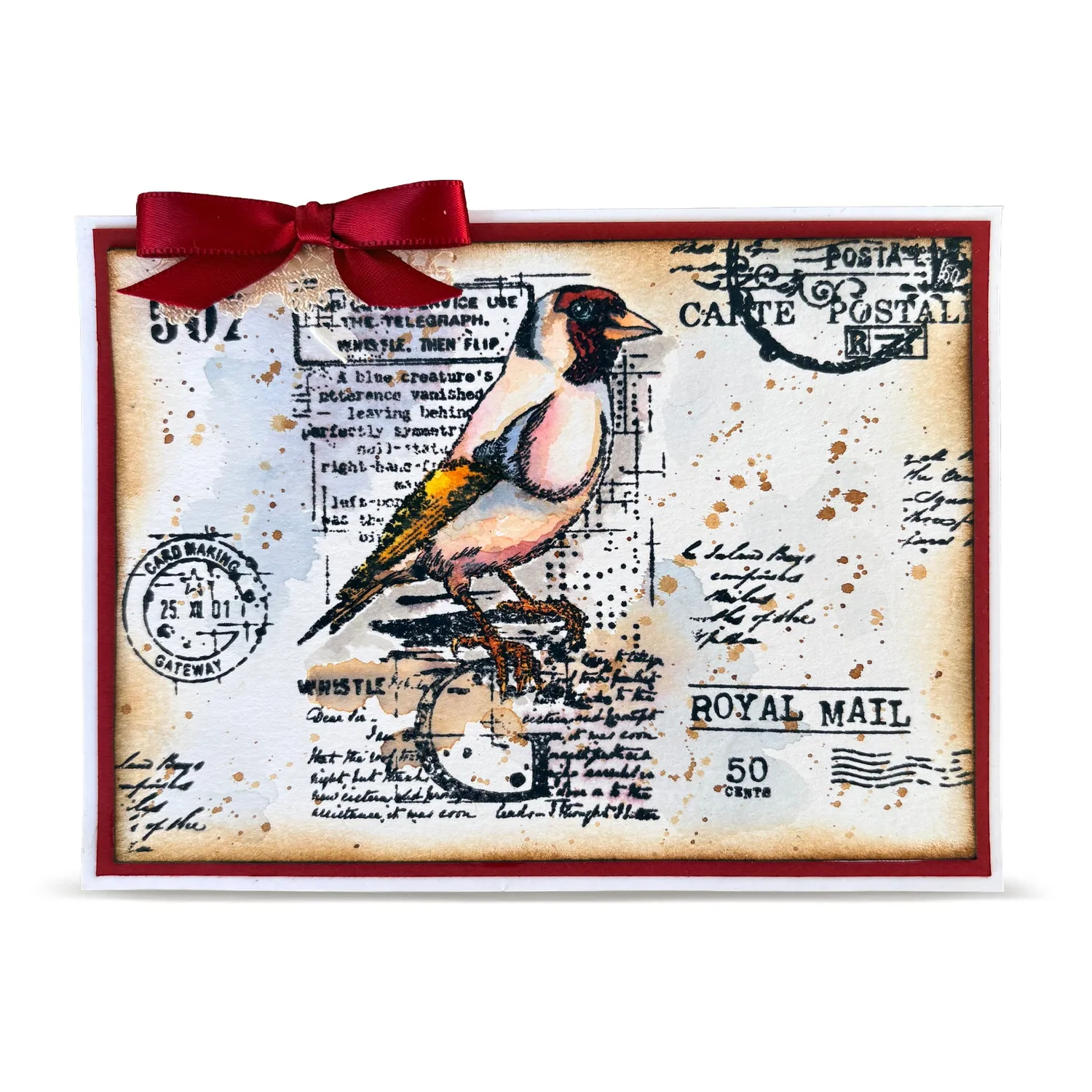 AALL and Create TP-1350 Whistling Finch Stempel A7