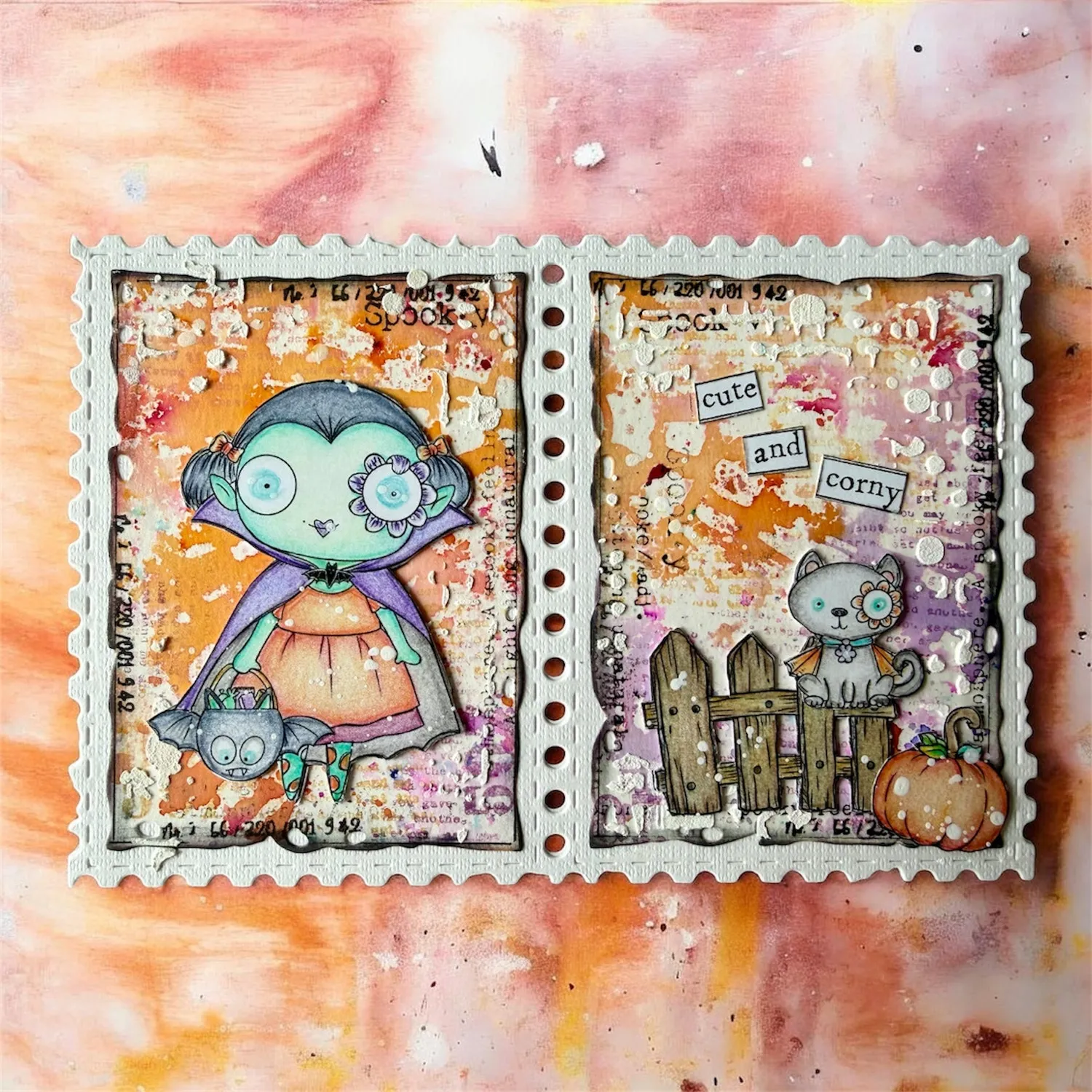 AALL and Create TP-1424 Spellbound A7 Stempelset 5 Halloween-Motive