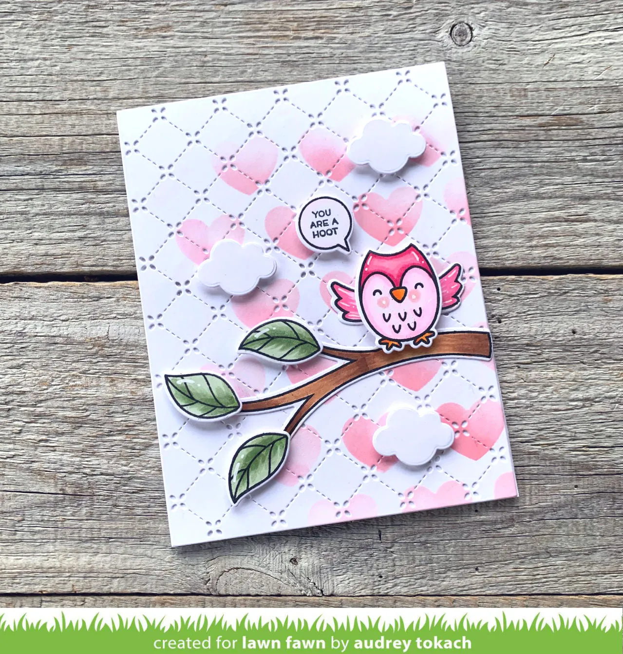 Lawn Fawn Conversation Heart Stencils Schablone 15x15cm