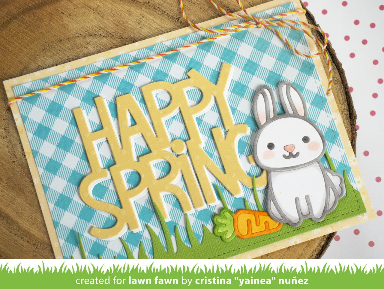 Lawn Fawn Springtime Bunny Stanzschablone Hase Ostern