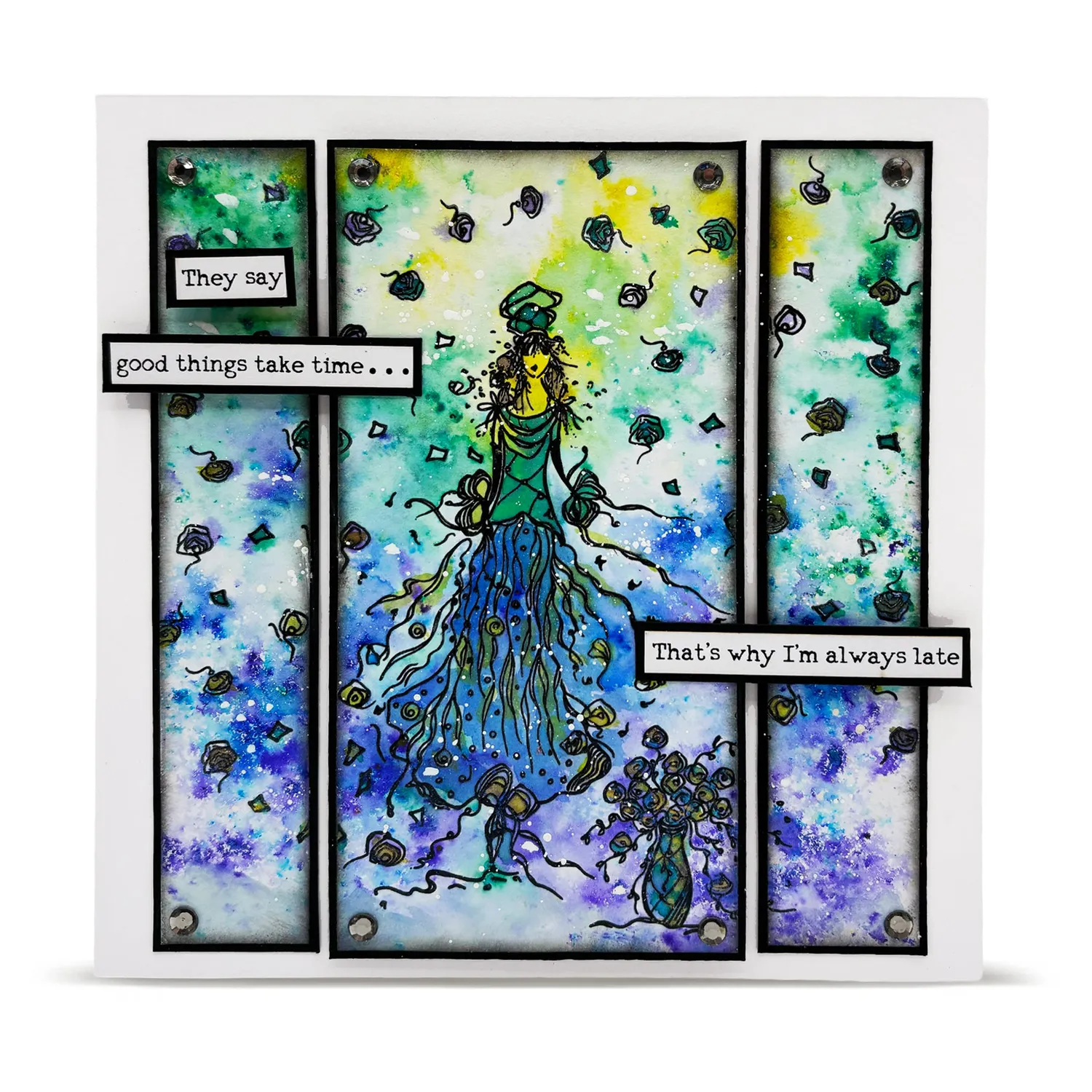 AALL and Create TP-1399 Her Body A Garden Stempel A6