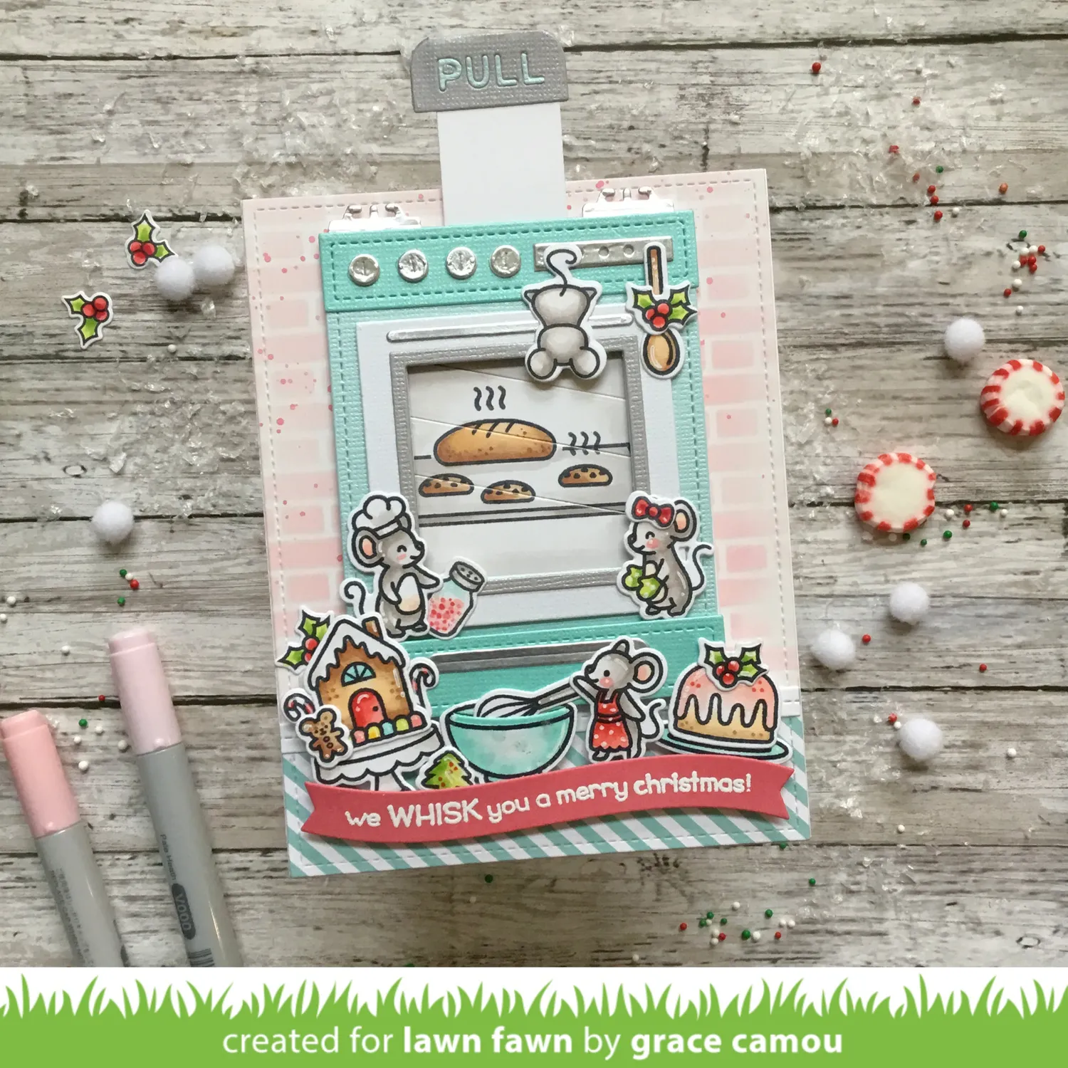 Lawn Fawn Magic Picture Changer Oven Stanzschablonen Ofen
