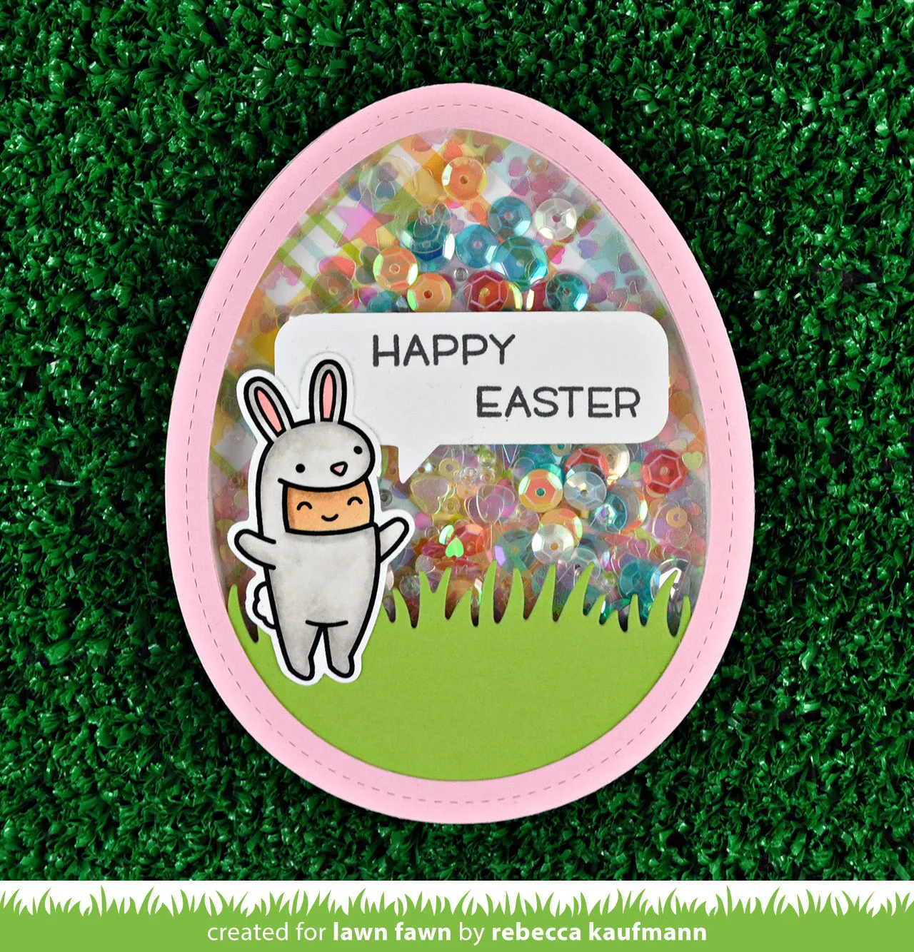 Lawn Fawn Outside In Easter Egg LF1627 Stanzschablonen 4 Eier
