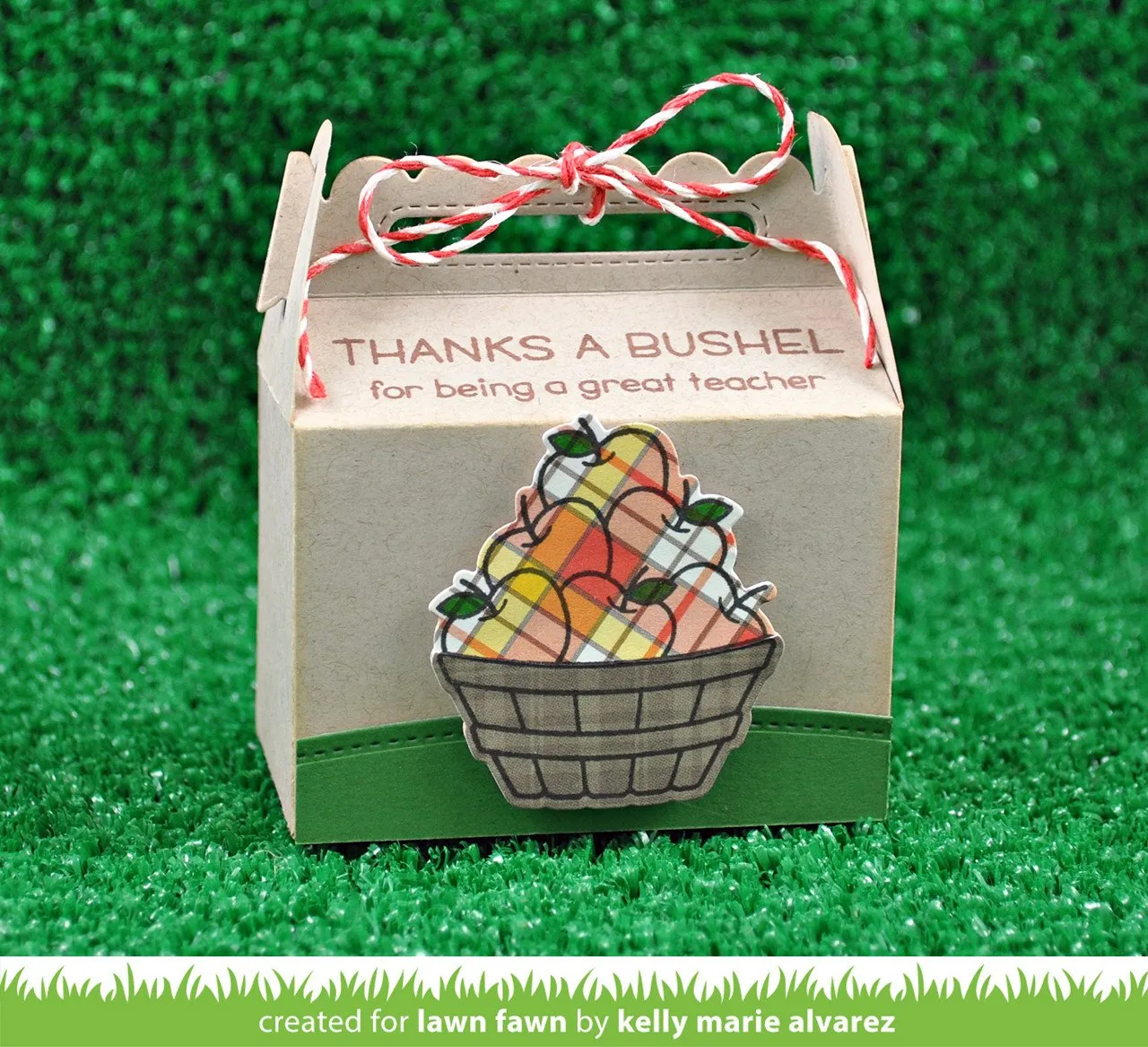 Lawn Fawn Thanks a Bushel Clear Stamps Apfelmotiv