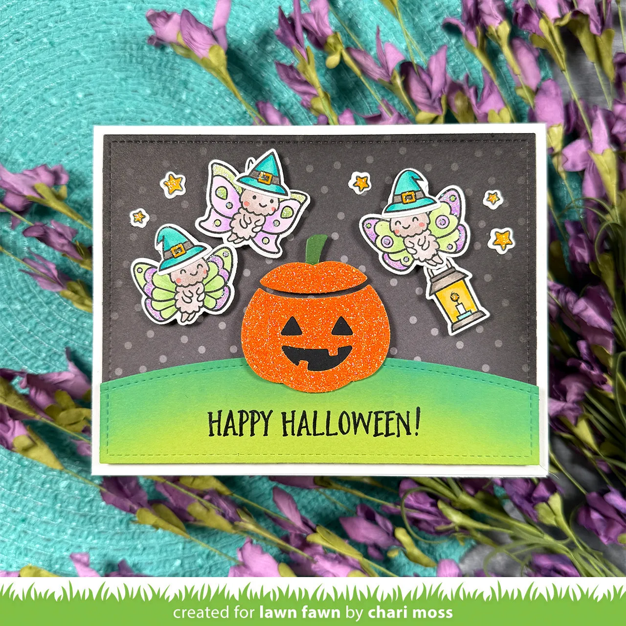 Lawn Fawn All the Witch Hats Stempelset Halloween