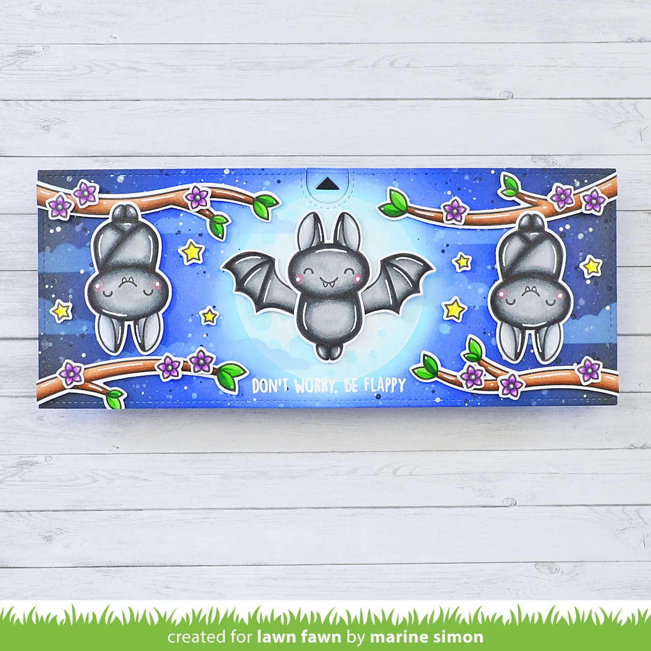 Lawn Fawn Batty for You Stempelset Halloween LF3217