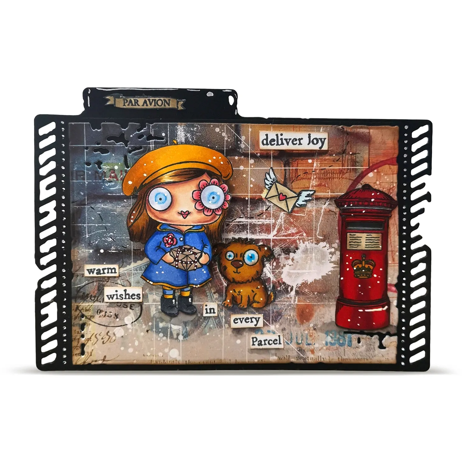 AALL and Create Janet Klein Post & Ink Stempelset 6er Bundle Figuren