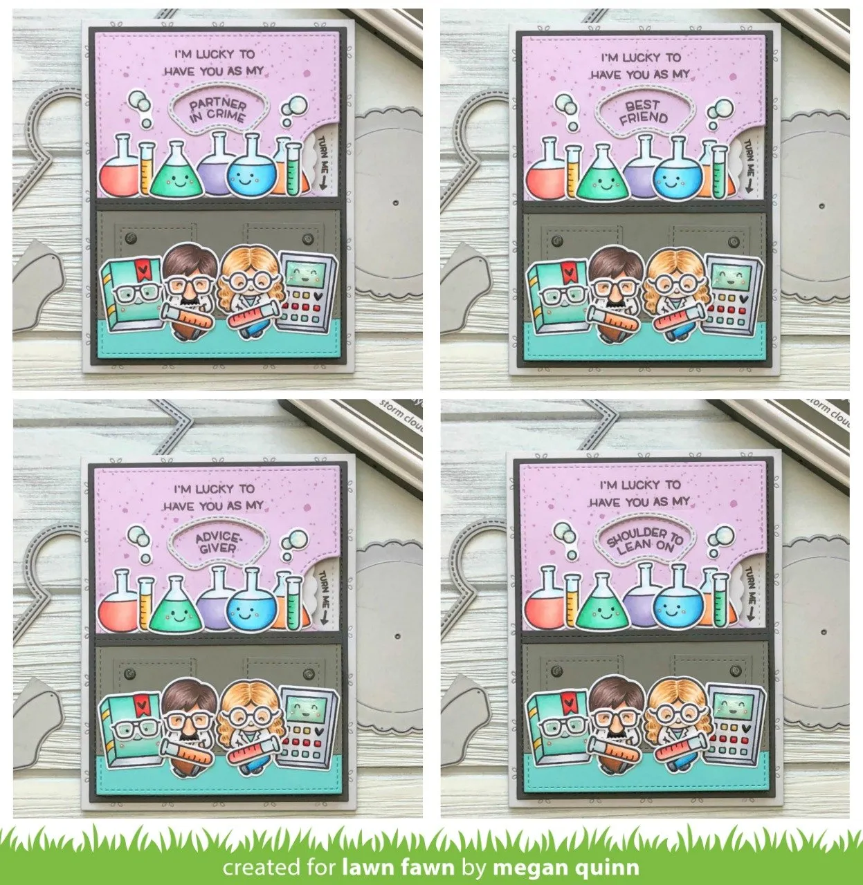 Lawn Fawn Flower Power LF1205 Stanzschablonen Blumen