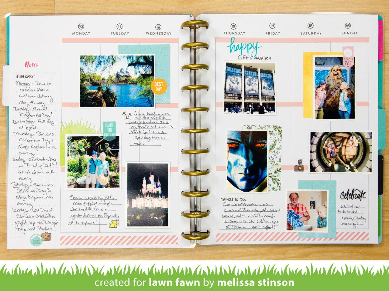 Lawn Fawn Plan On It Vacation Stempelset Reise
