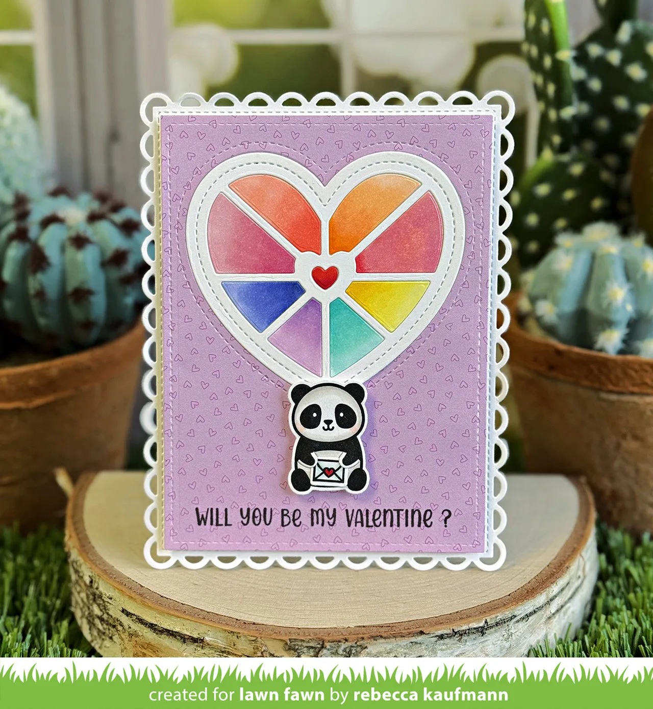Lawn Fawn Henry Build Sentiment Love Stempel