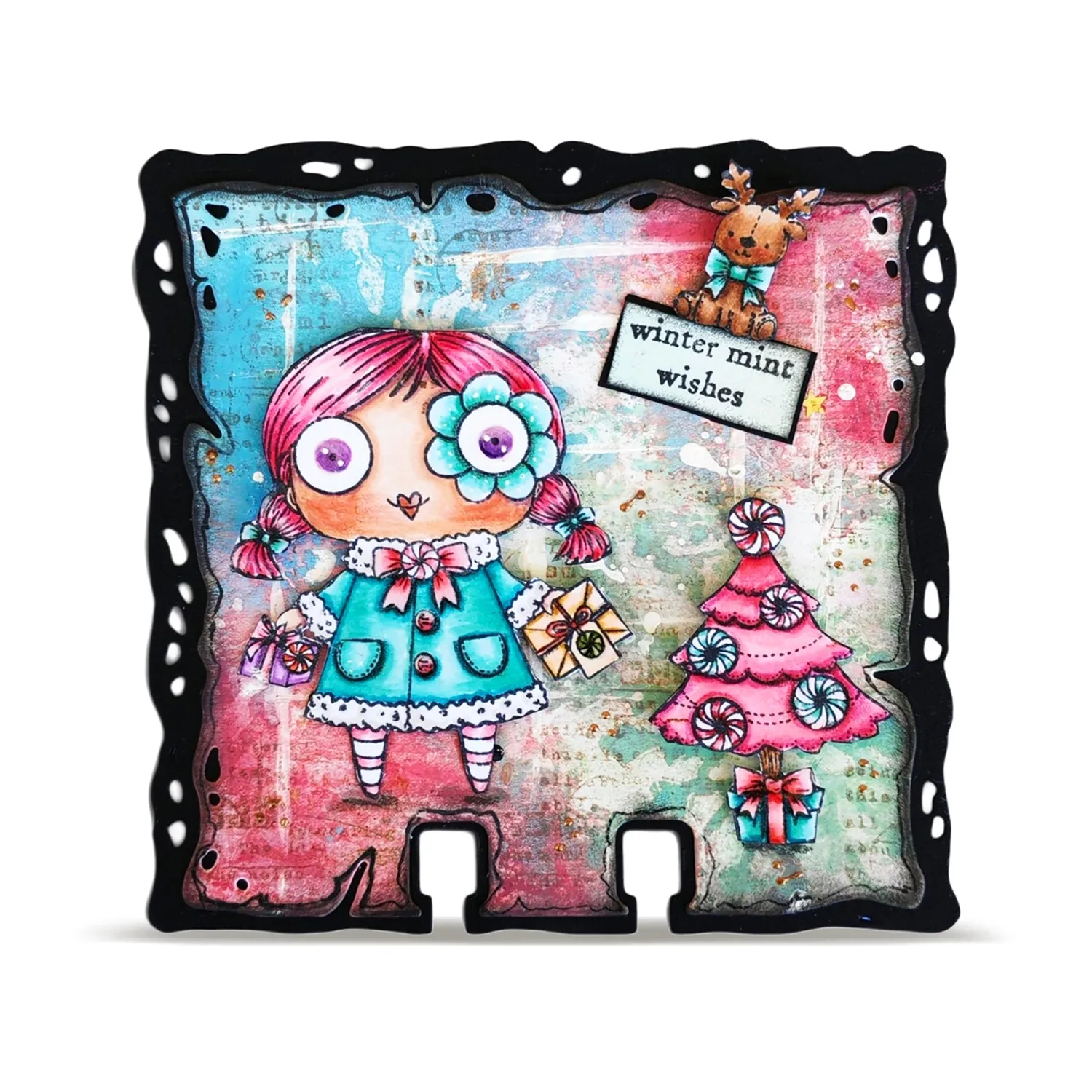 AALL and Create Janet Klein Season Of Sparkle Stempelset 12er A7 Weihnachten