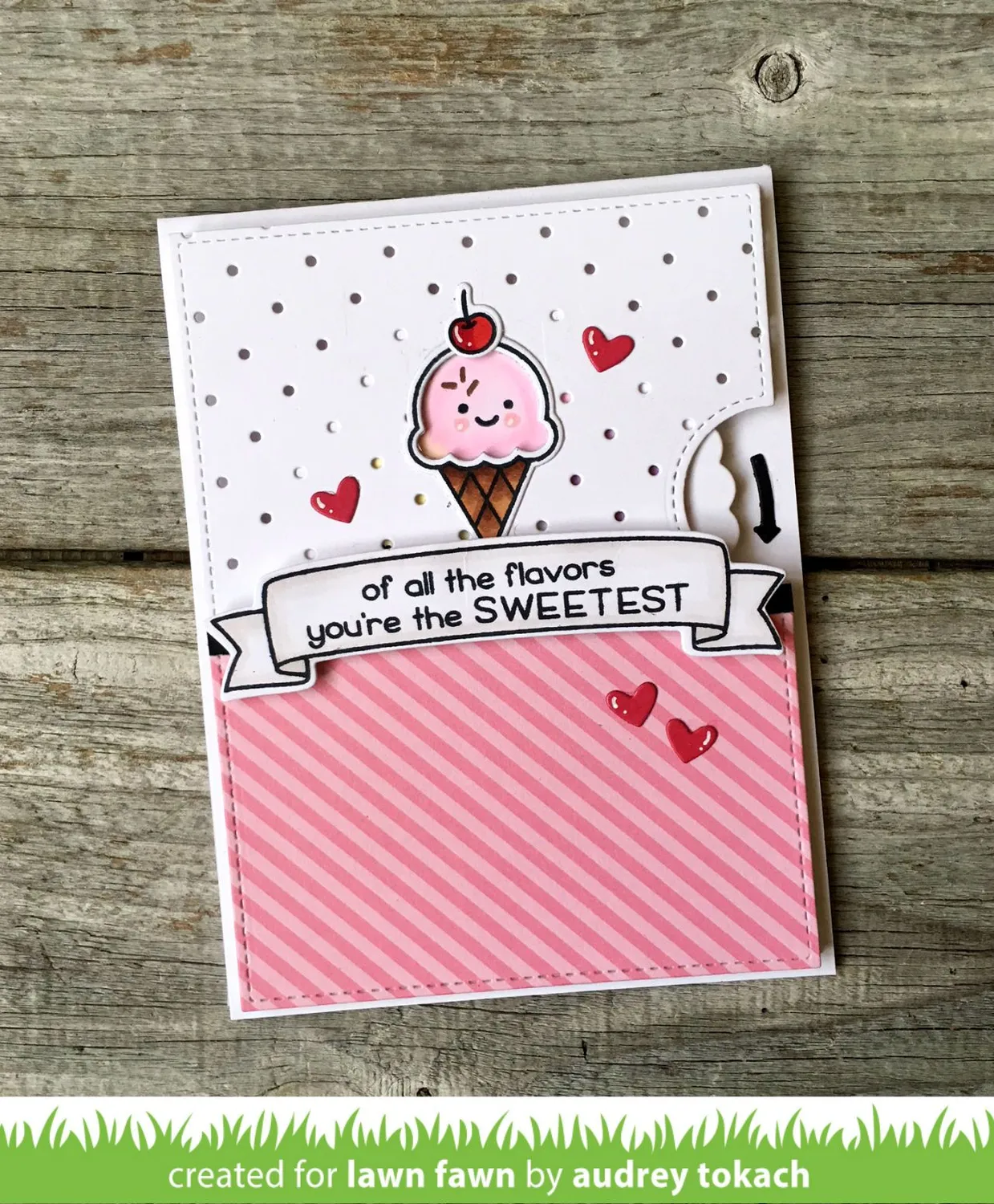 Lawn Fawn Sweetest Flavor LF1698 Stempel Eis Mini