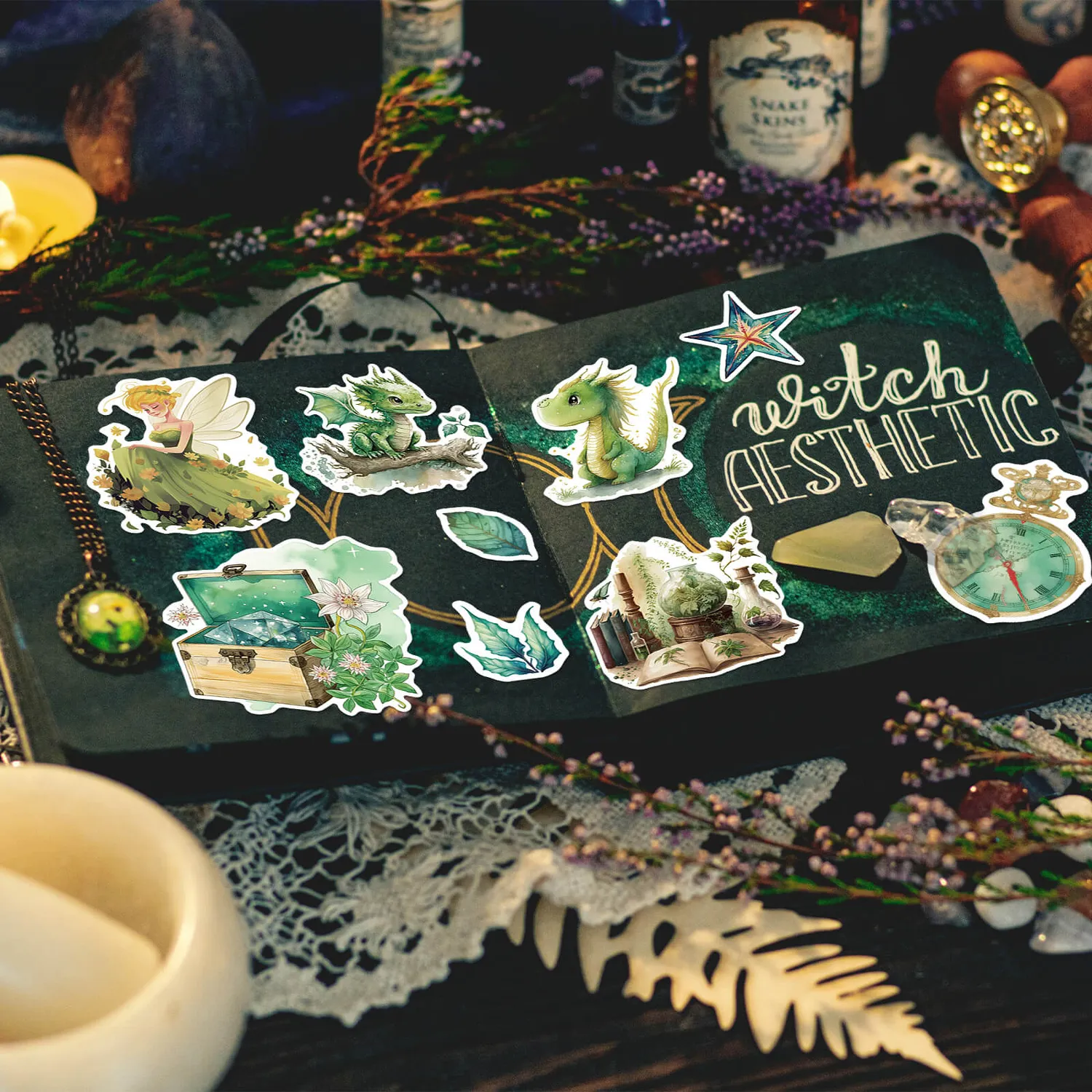 Ieebee Wizarding World Sticker 200 Stück Animals Cute Set