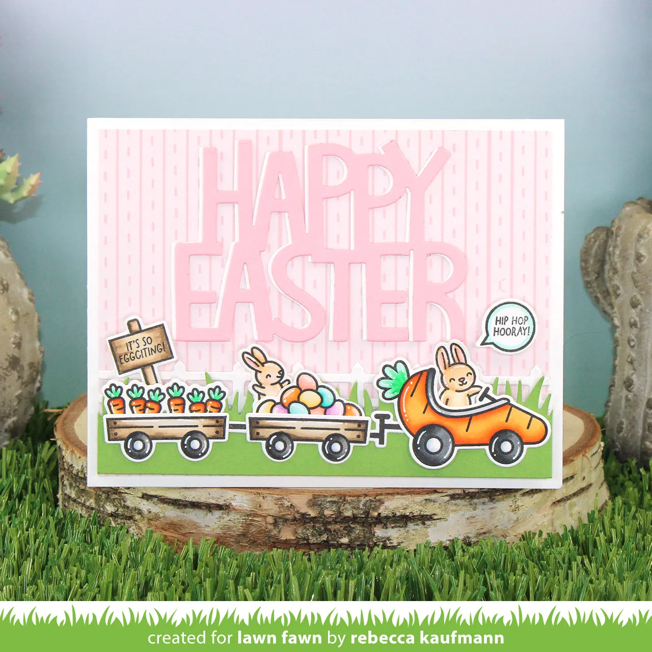 Lawn Fawn Carrot 'bout You Stempelset Hasen Ostern