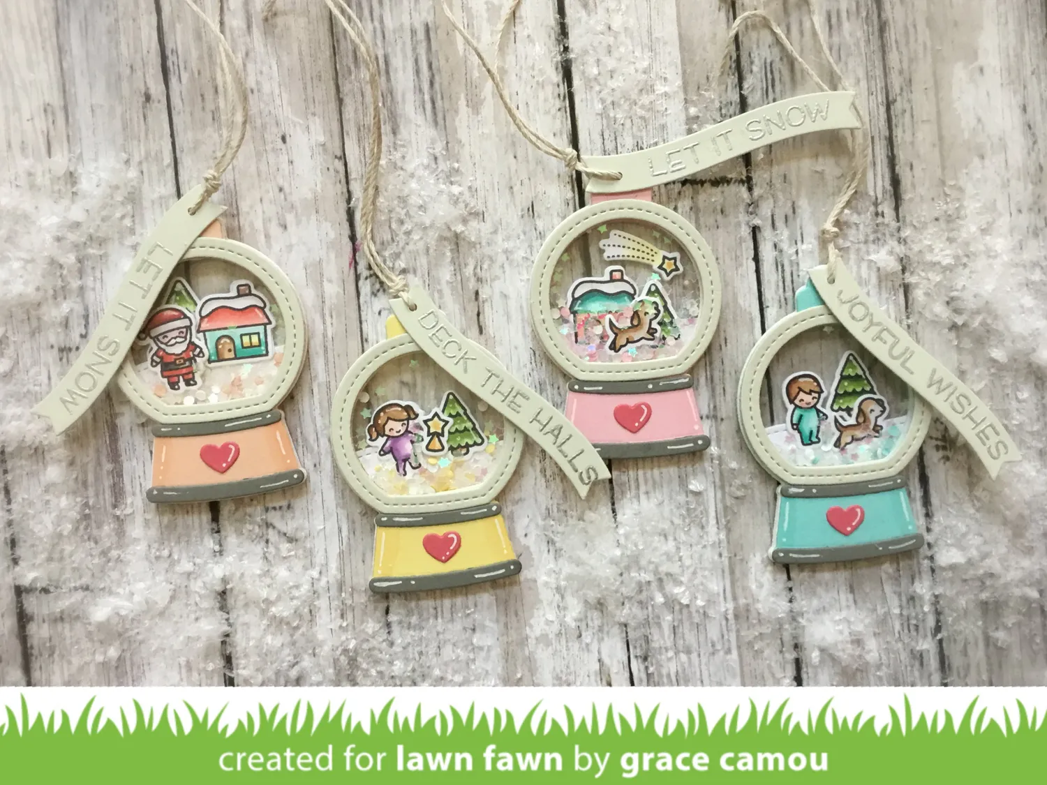 Lawn Fawn Tiny Christmas Clear Stamps Weihnachten Mini