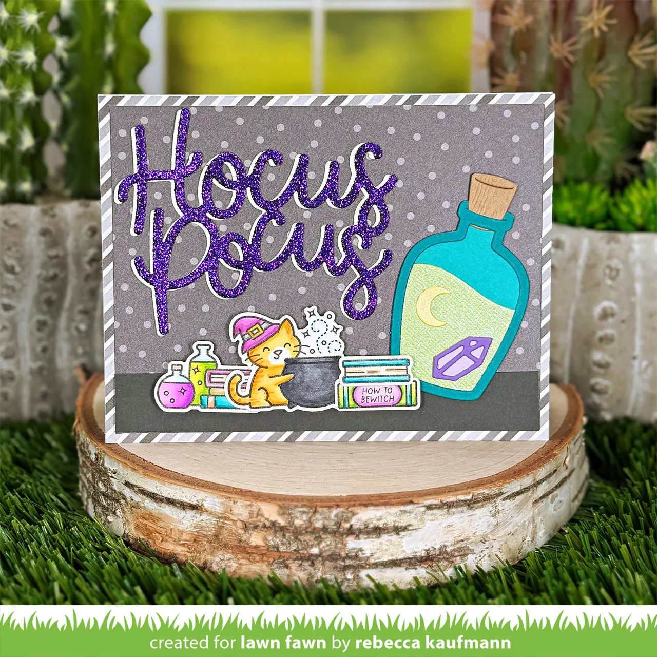 Lawn Fawn Build-A-Potion Bottle Stanzschablonen Halloween