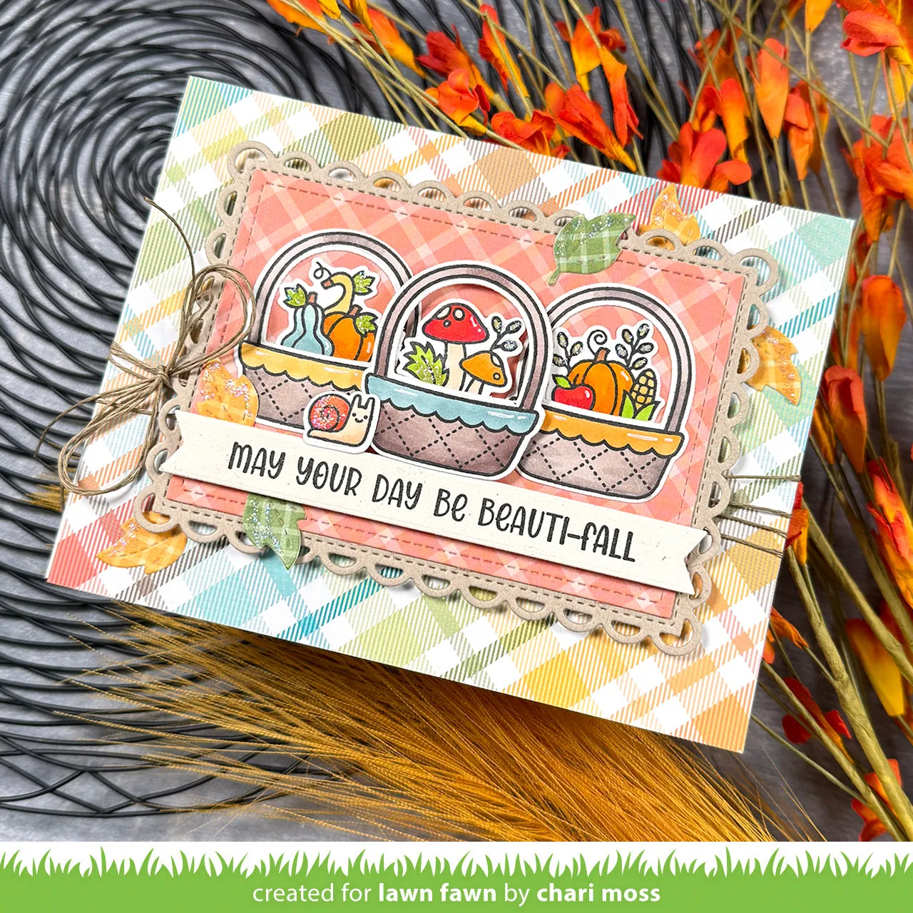 Lawn Fawn Henrys Fall Stempelset Herbst Englisch 2025