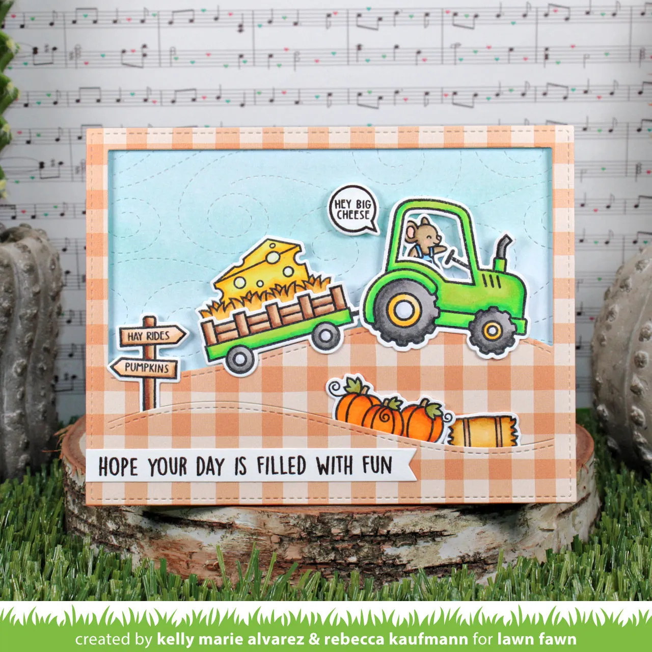 Lawn Fawn Hay There, Hayrides Mice Add-On Stempel Mäuse