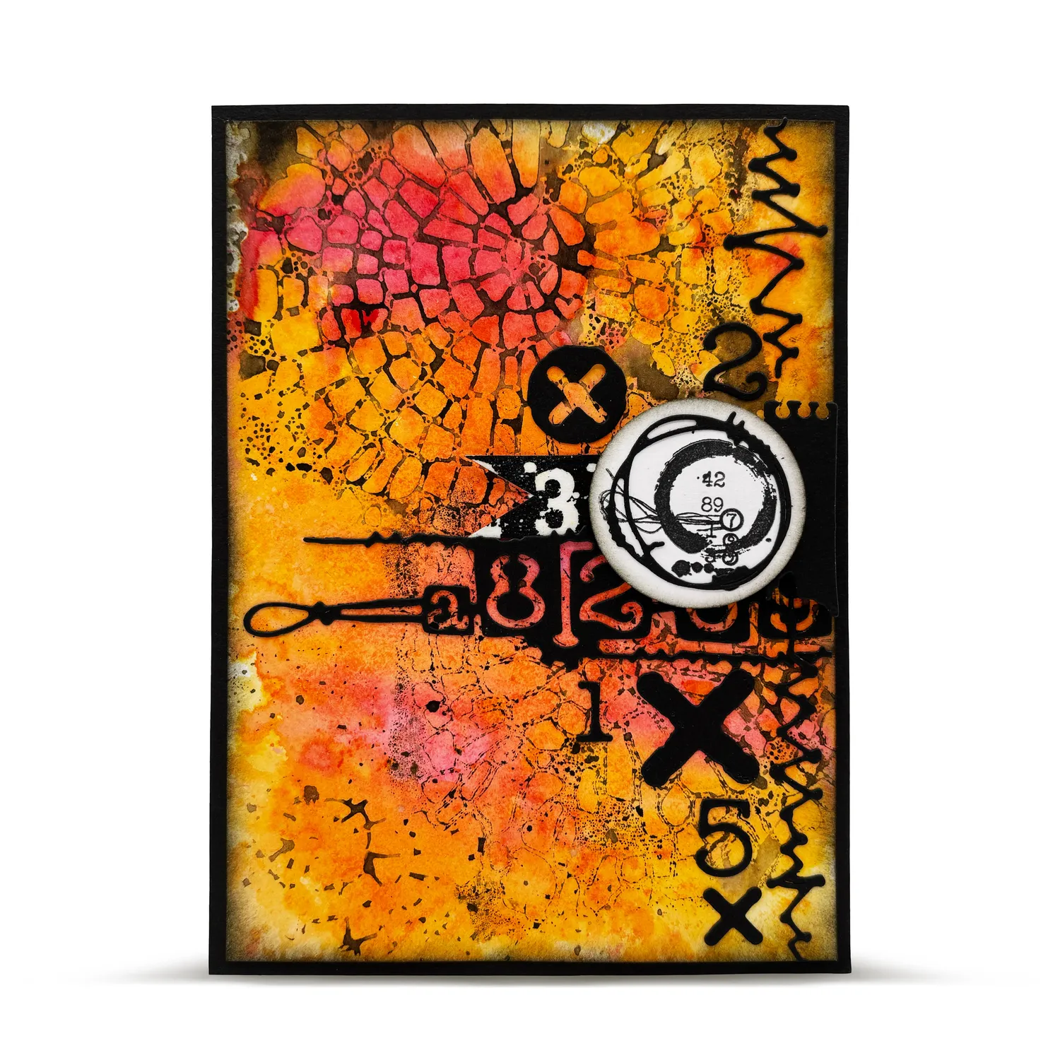 AALL and Create DI-12 Code Stanzschablone 3,2x17,1 cm