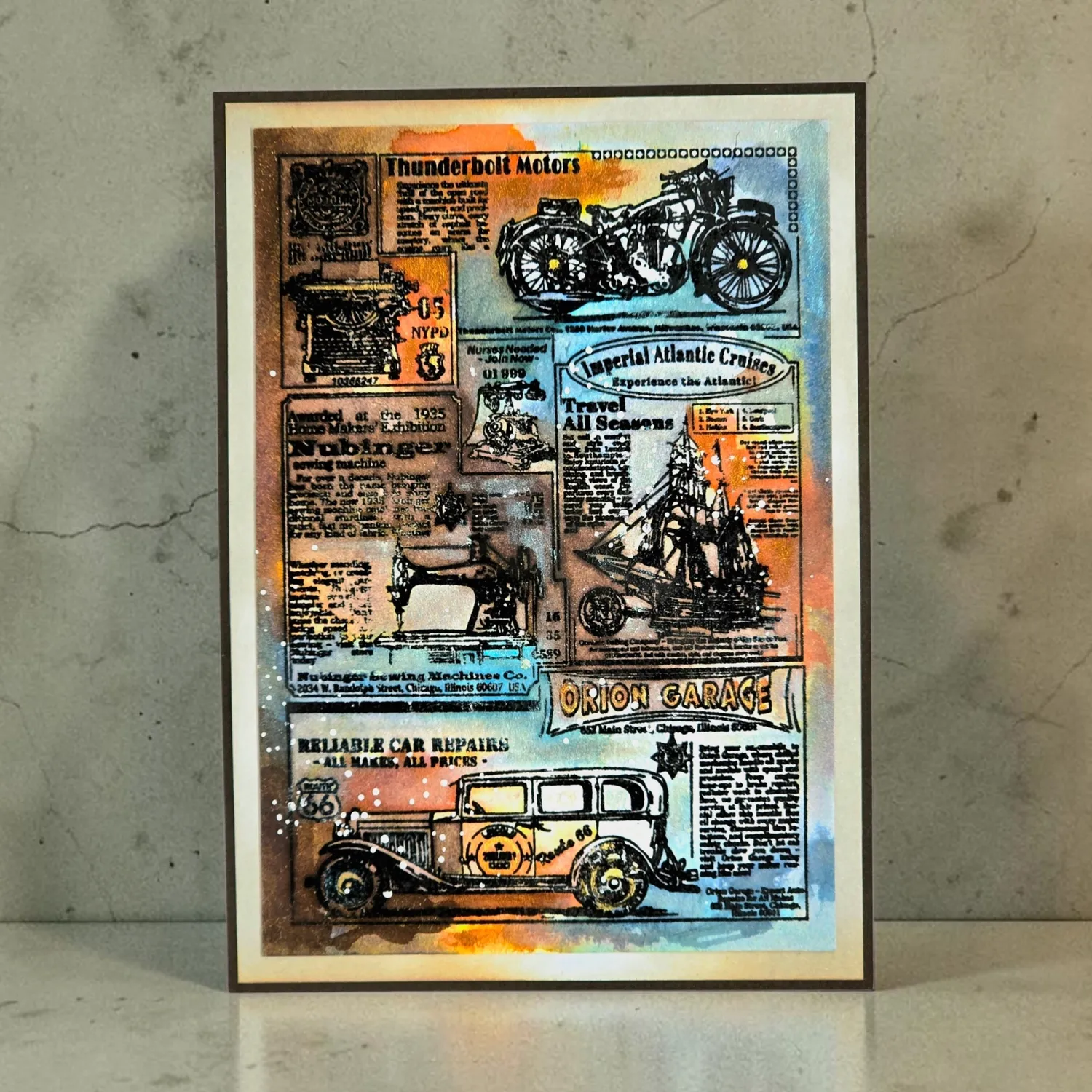 AALL and Create TP-1342 The Daily News Stempel A6 Zeitung
