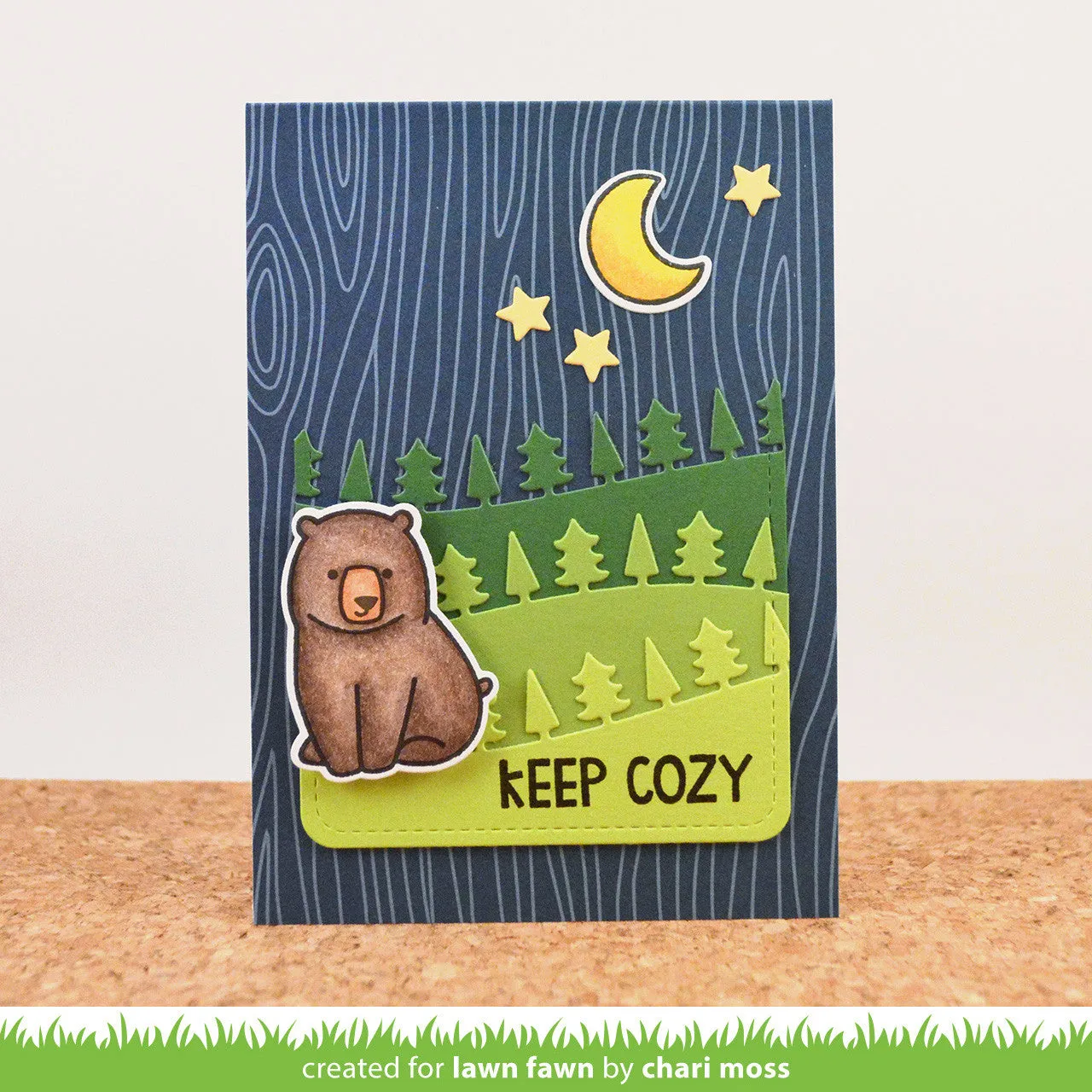 Lawn Fawn Forest Border LF773 Stanzschablone