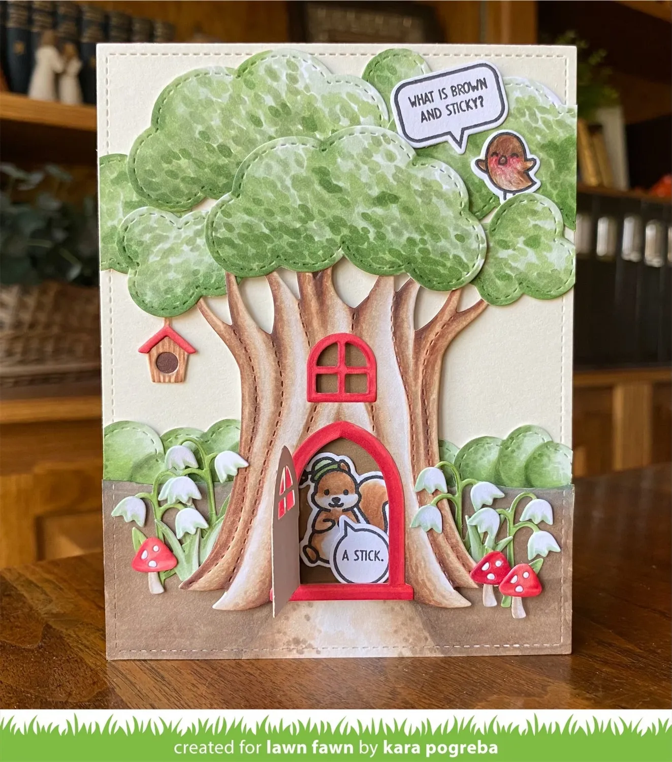 Lawn Fawn Tree House Stanzschablonen Baumhaus LF2876