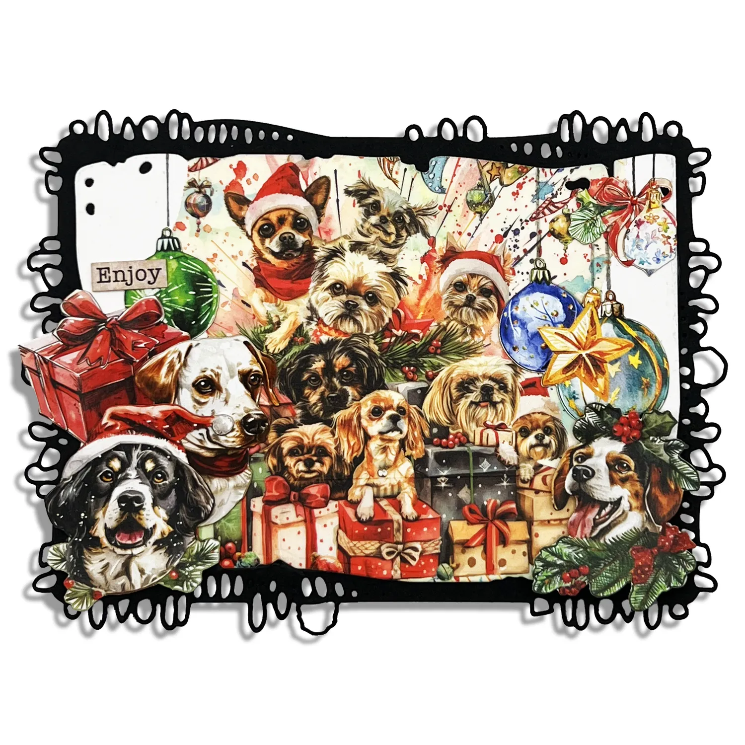 AALL and Create Cozy Winter Tales Ephemera Set Weihnachten