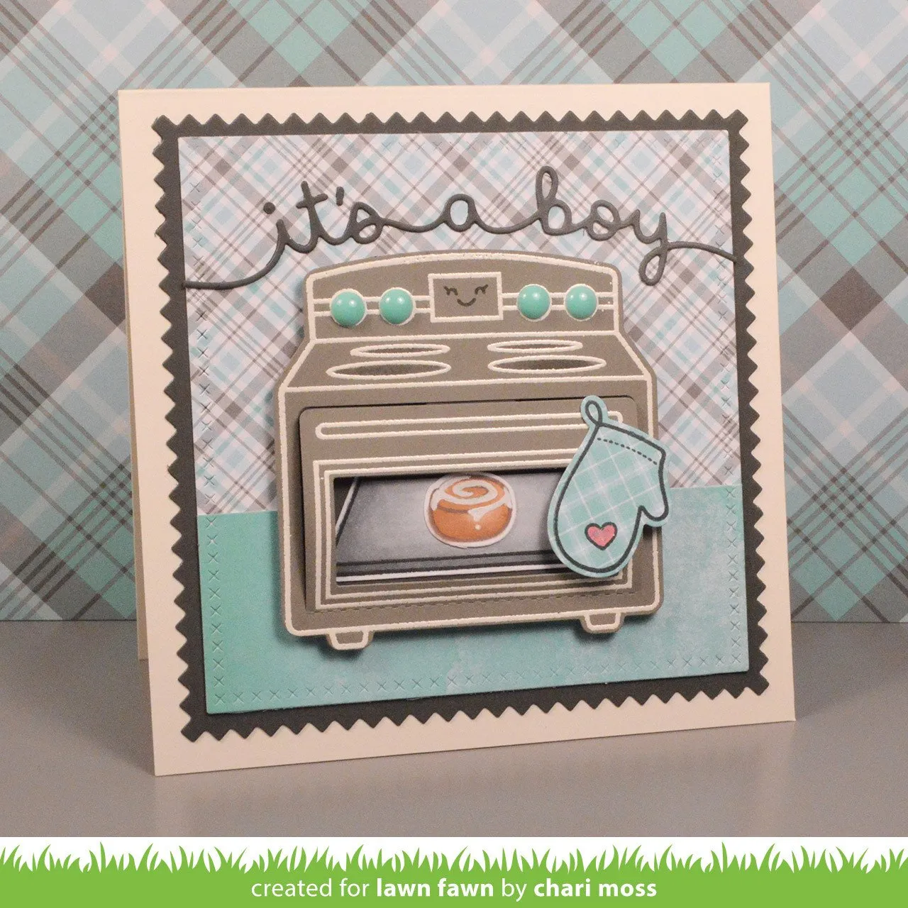 Lawn Fawn Lawn Cuts It's a Boy Border Stanzschablone Baby