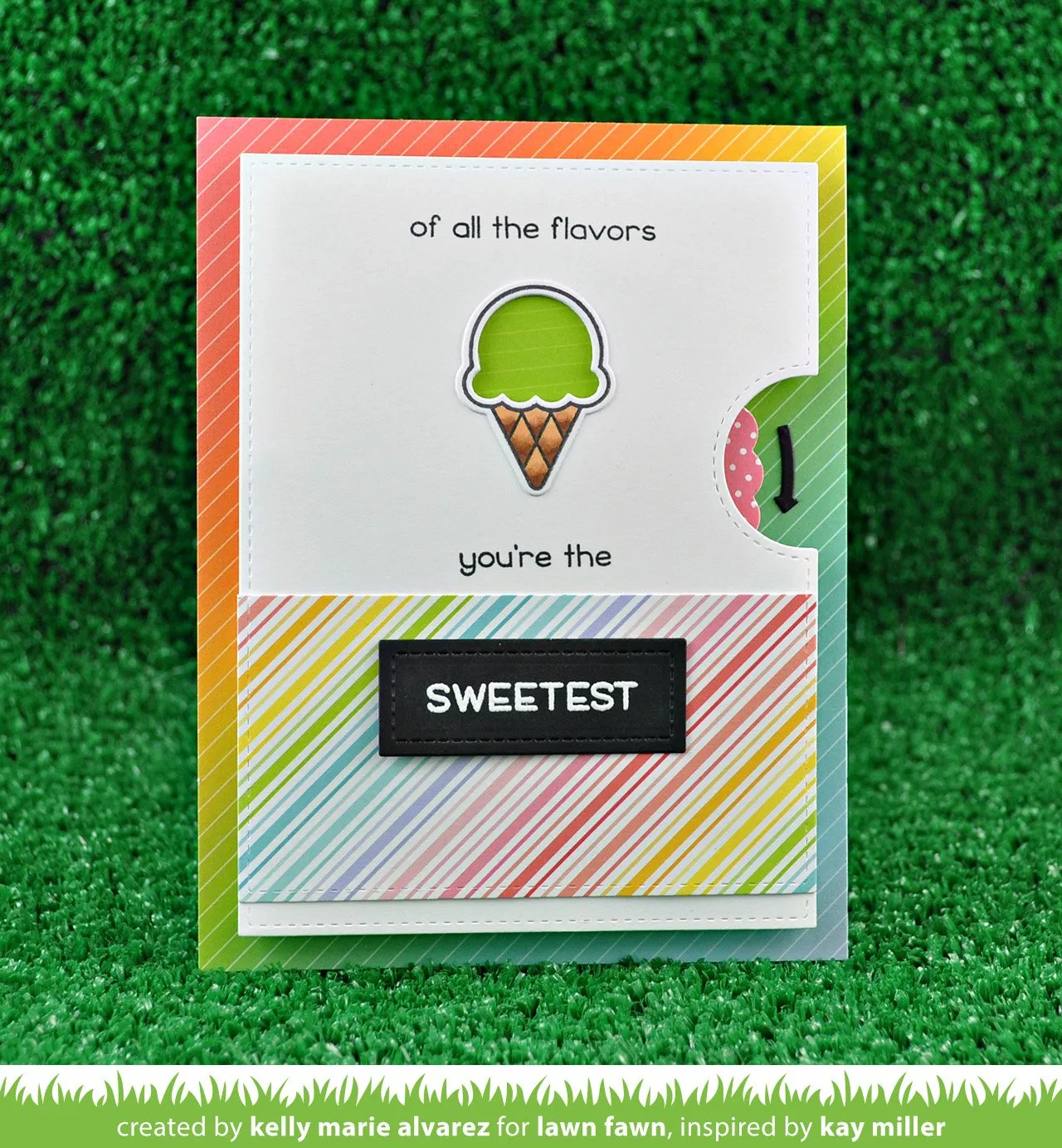 Lawn Fawn Sweetest Flavor LF1698 Stempel Eis Mini