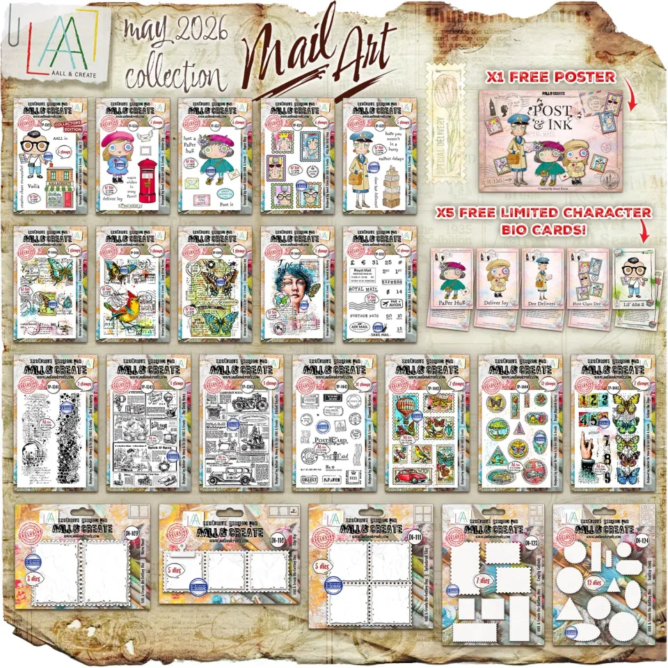 AALL and Create May 2026 Complete Collection Stempelset Photopolymer