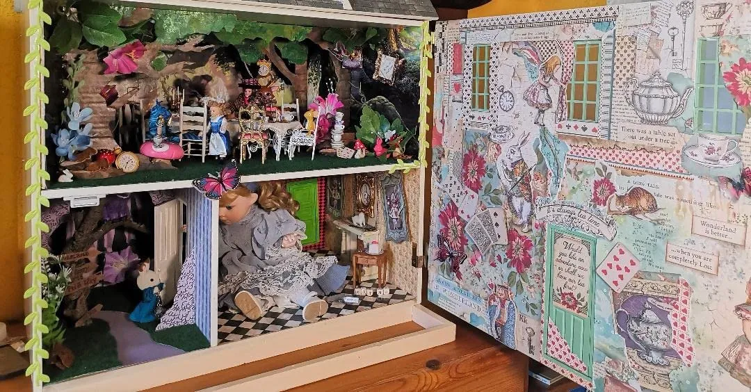 Stamperia Alice SBBL52 Scrapbookpapier 30,5x30,5cm 10 Blatt