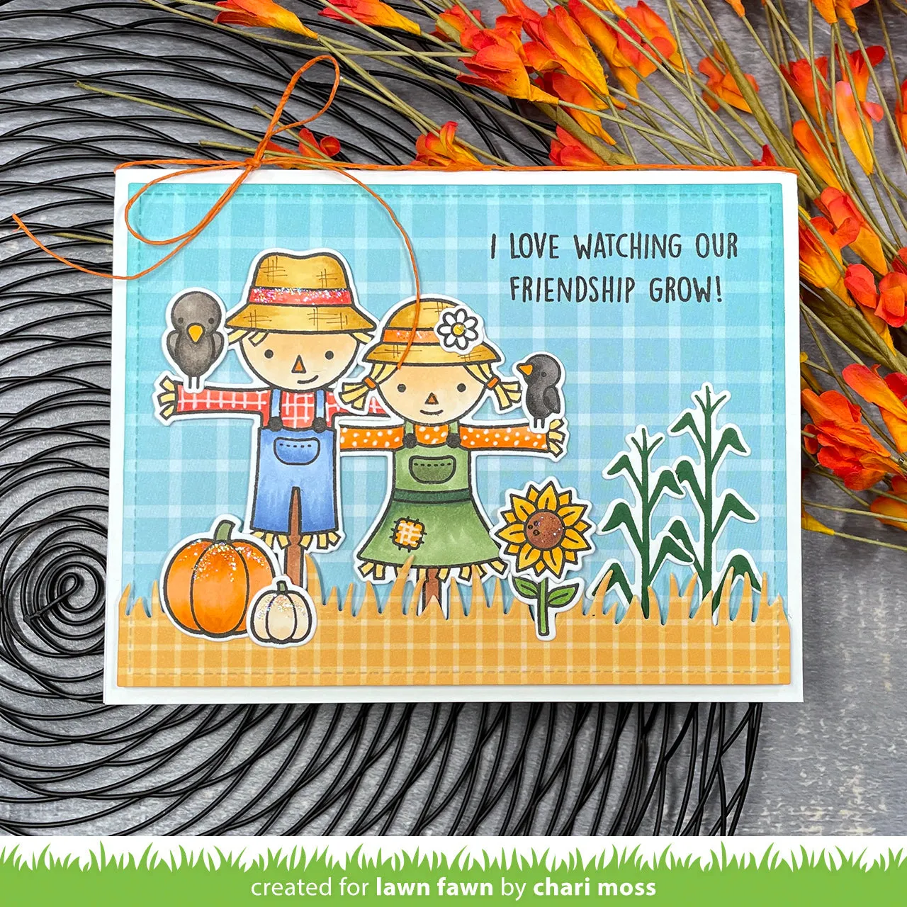 Lawn Fawn Falling Leaves Petite Paper Pack 6x6 Herbst