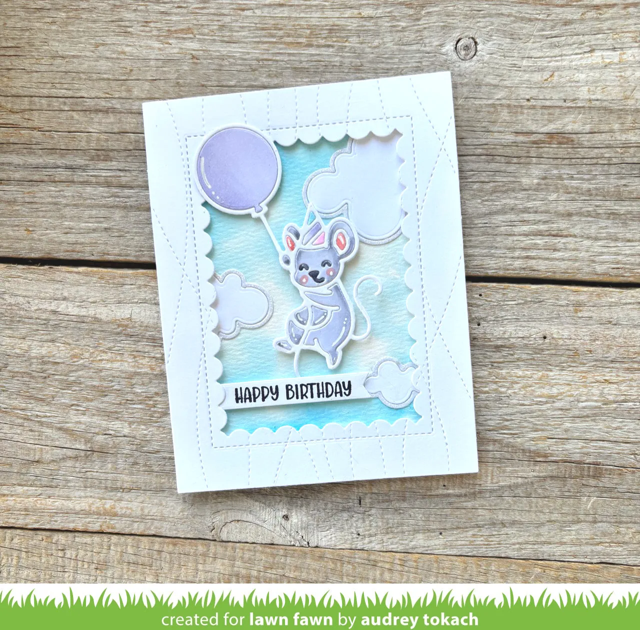 Lawn Fawn Party Mouse LF3732 Stanzschablone Maus 3-tlg.