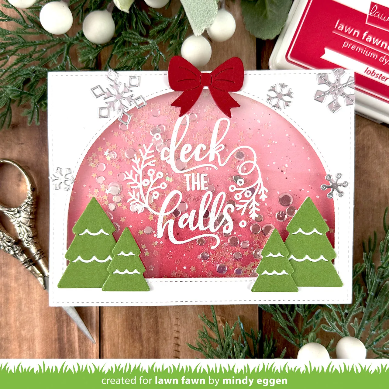 Lawn Fawn Big Messages Christmas Stempelset