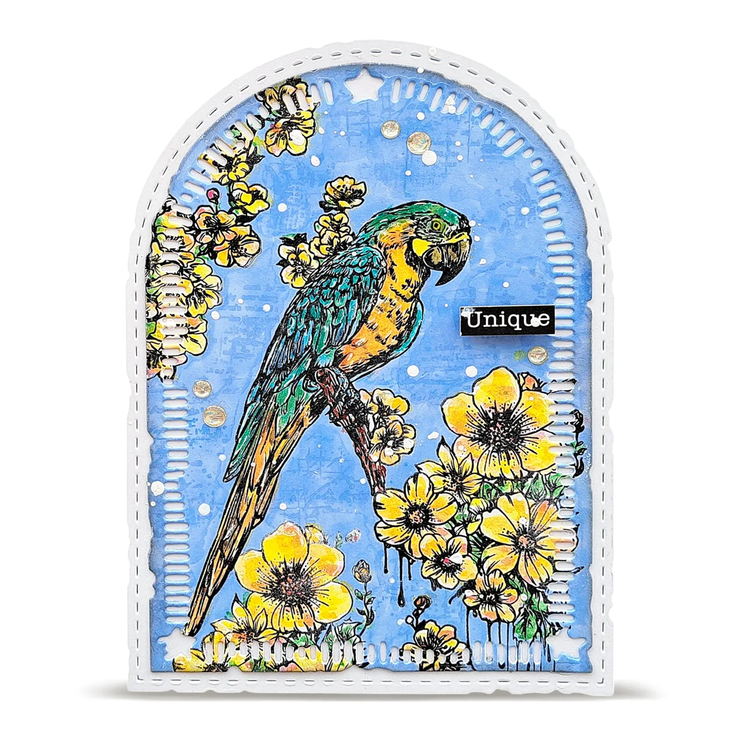 AALL and Create TP-1348 Parrot Song Stempelset A6 Photopolymer