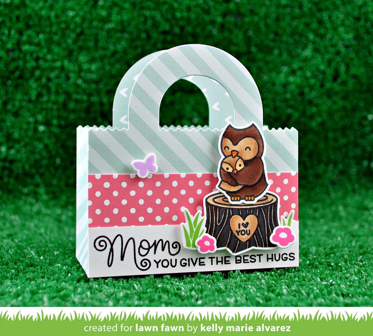 Lawn Fawn Mom + Me Clear Stamps Stempelset Fuchs Eule