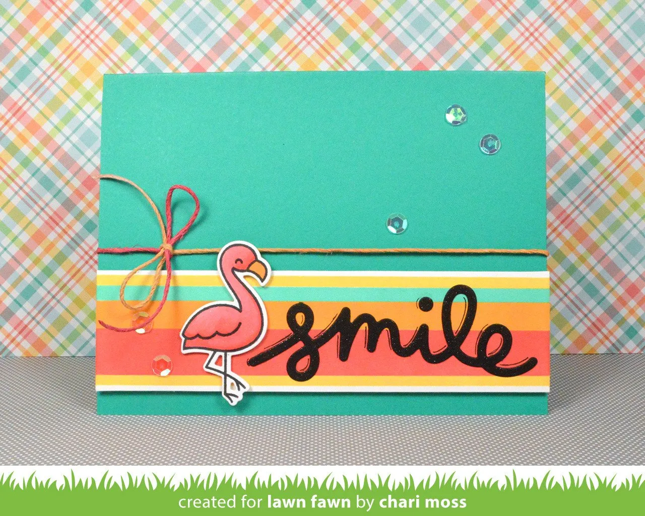Lawn Fawn Scripty Smile LF1198 Stanzschablone 8,9 cm Schreibschrift