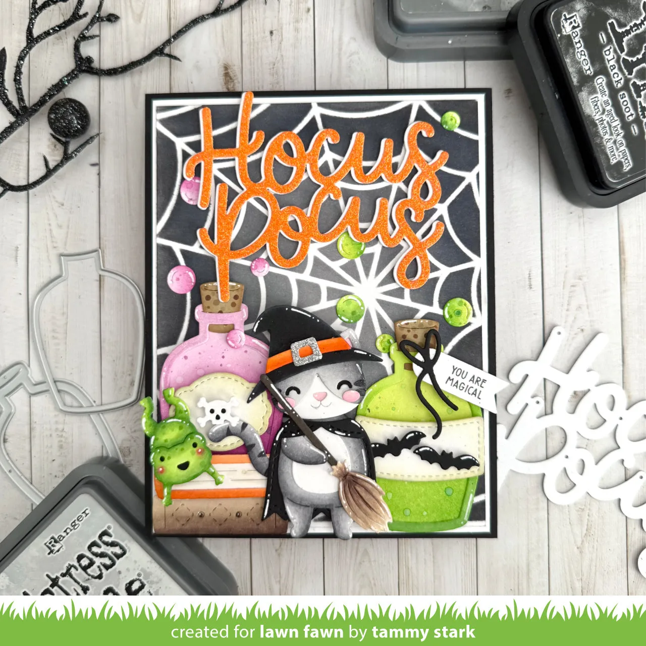 Lawn Fawn Giant Hocus Pocus Stanzschablone Halloween